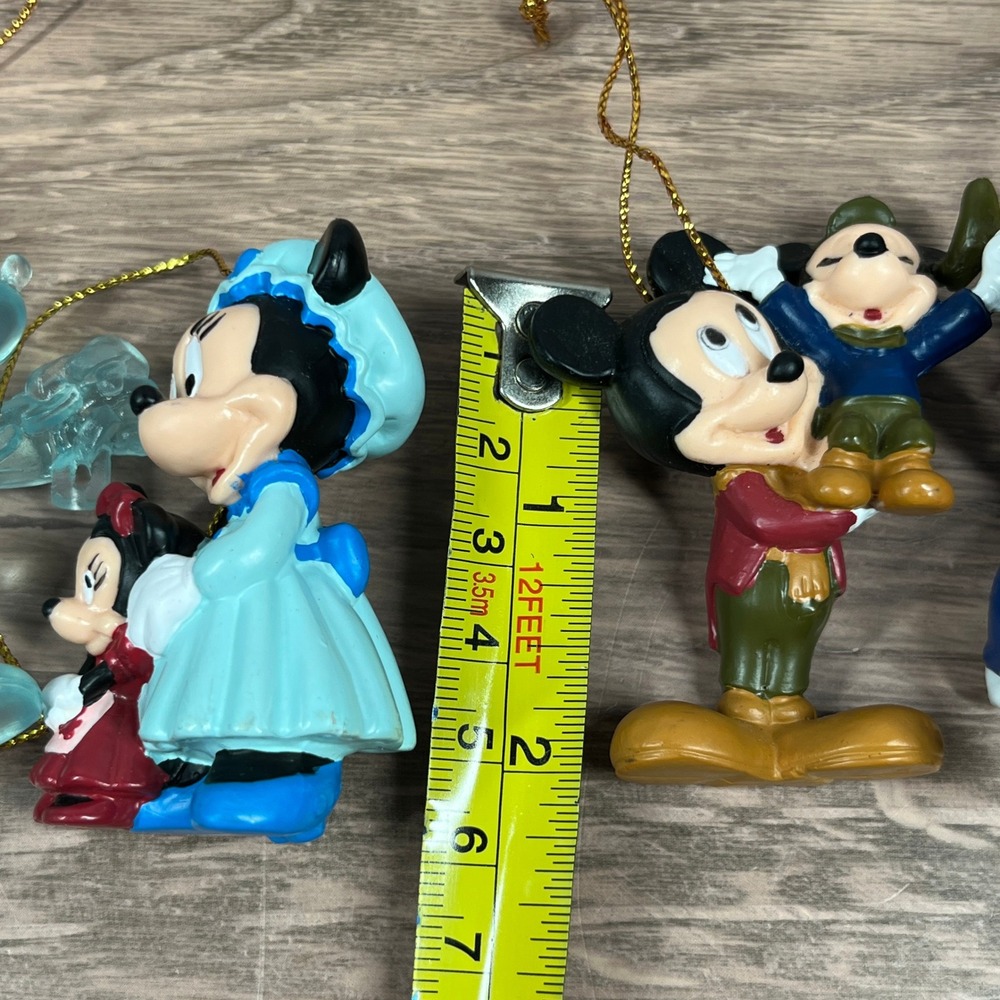 Vintage '92 Avon Ornament Set Disney Christmas Carol Mickey Minnie Scrooge Goofy - Picture 11 of 11